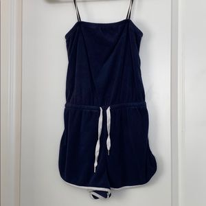 Forever21 terry cloth strapless romper